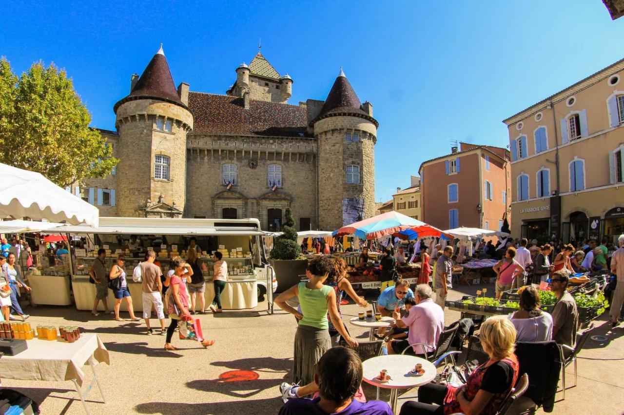 2 Pieces "Le Brin De Soleil" Gites Appart 'Hotel L'Echappee Belle D'Aubenas Logement 1 Sur 3 Exterior foto