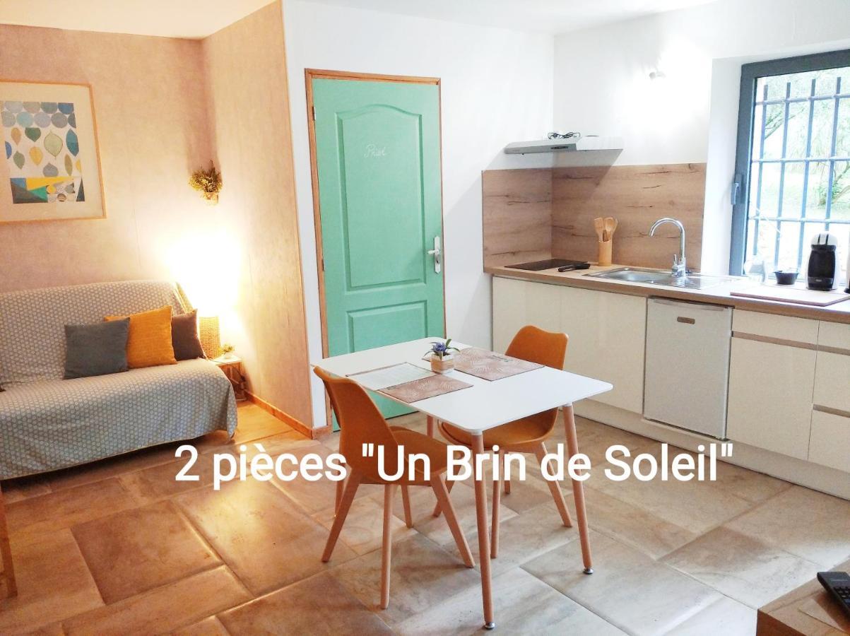2 Pieces "Le Brin De Soleil" Gites Appart 'Hotel L'Echappee Belle D'Aubenas Logement 1 Sur 3 Exterior foto