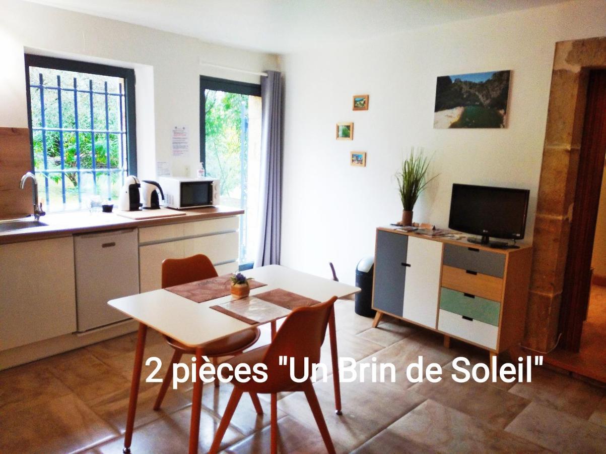 2 Pieces "Le Brin De Soleil" Gites Appart 'Hotel L'Echappee Belle D'Aubenas Logement 1 Sur 3 Exterior foto